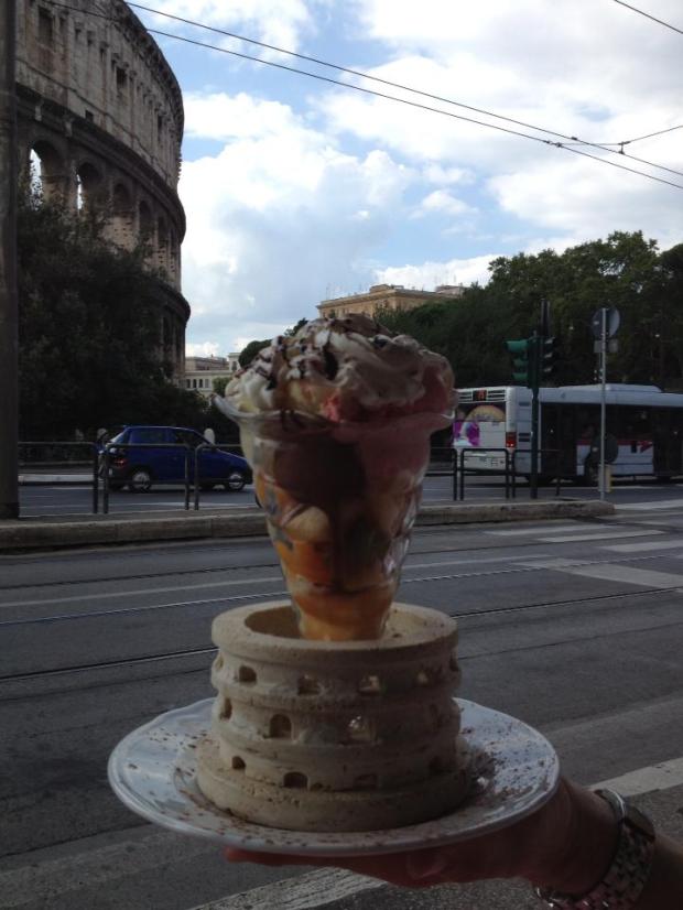 Colosseum ice cream